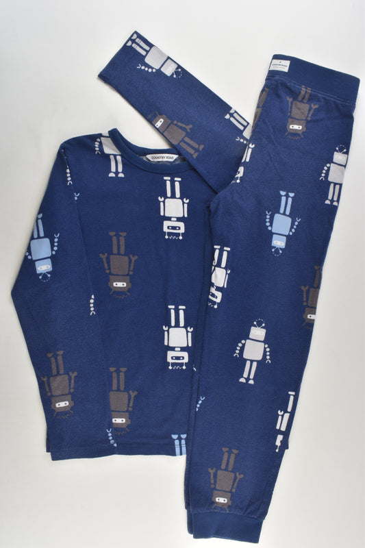 Country Road Size 6-7 Robots Organic Pyjamas