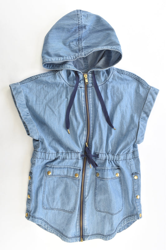 Country Road Size 6-7 Soft Hooded Denim Vest