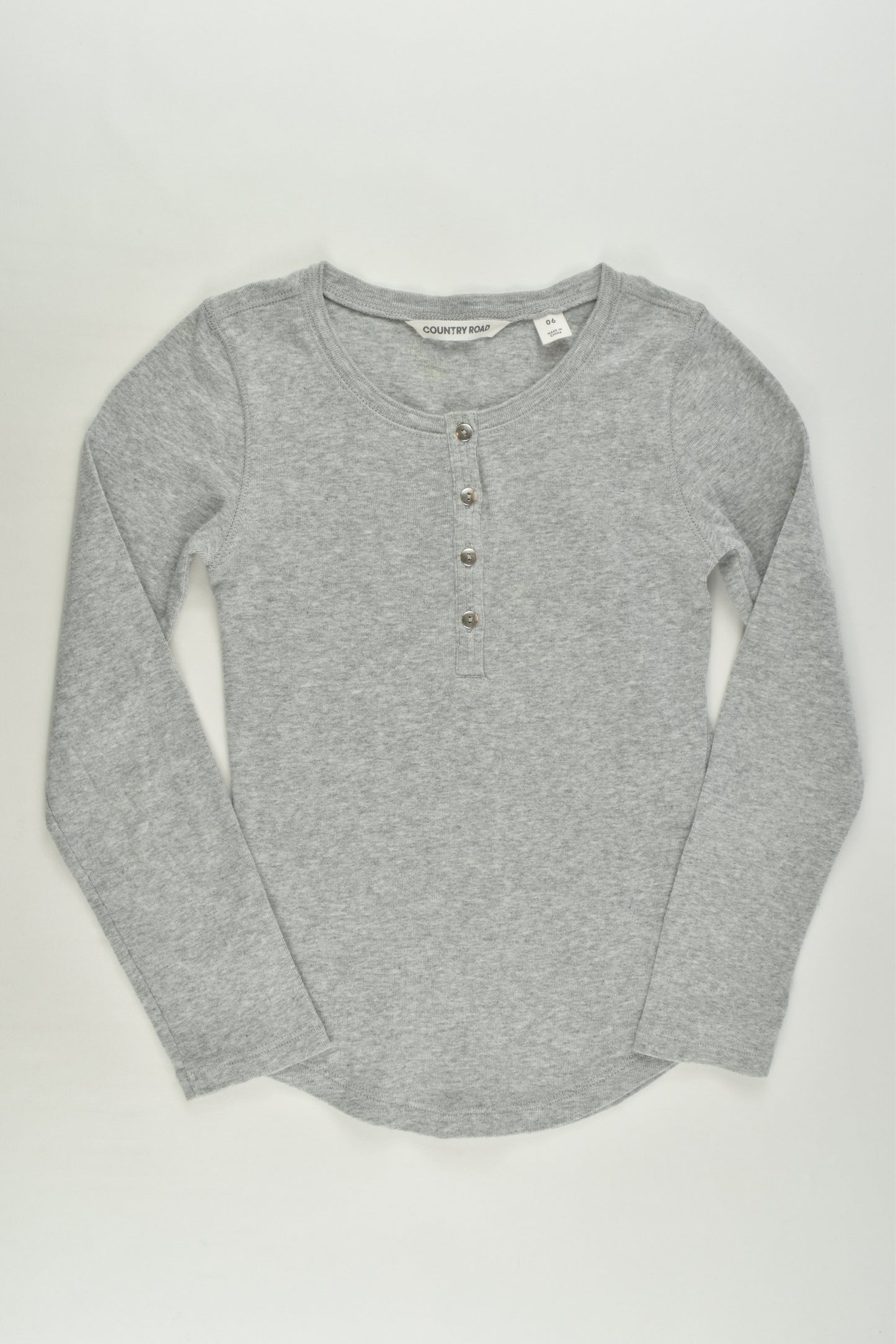 Country Road Size 6 Grey Top