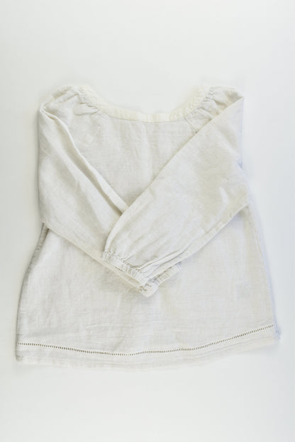 Country Road Size 6 Linen/Cotton Blouse