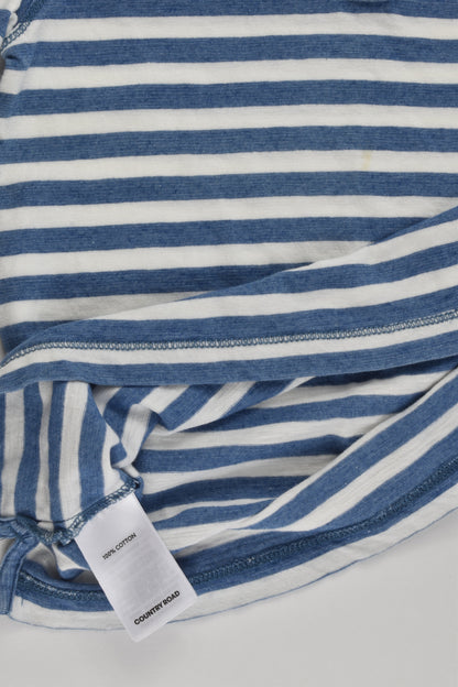 Country Road Size 7 Striped 3 Buttons T-shirt