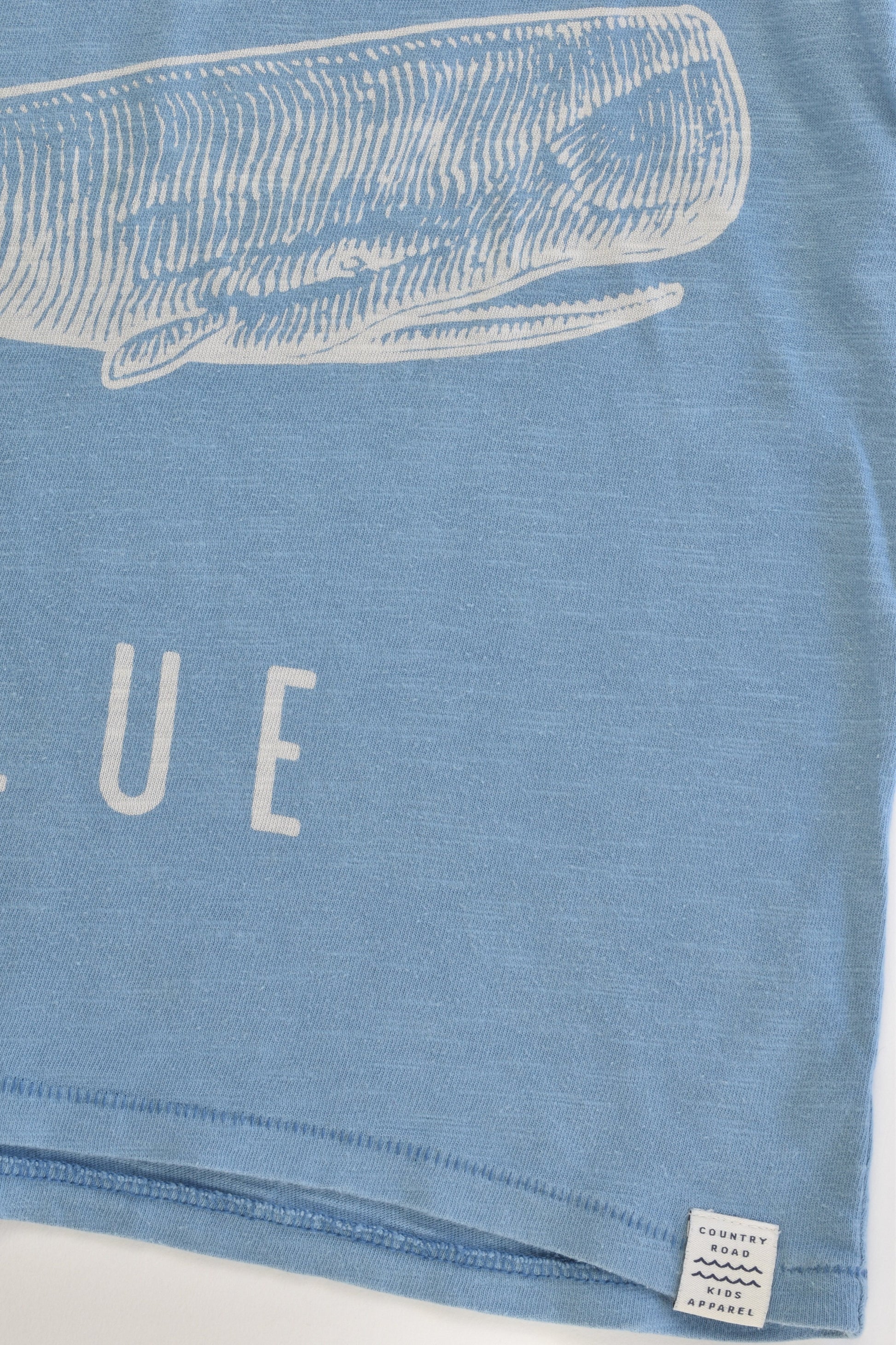 Country Road Size 8 'Big Blue' Whale T-shirt