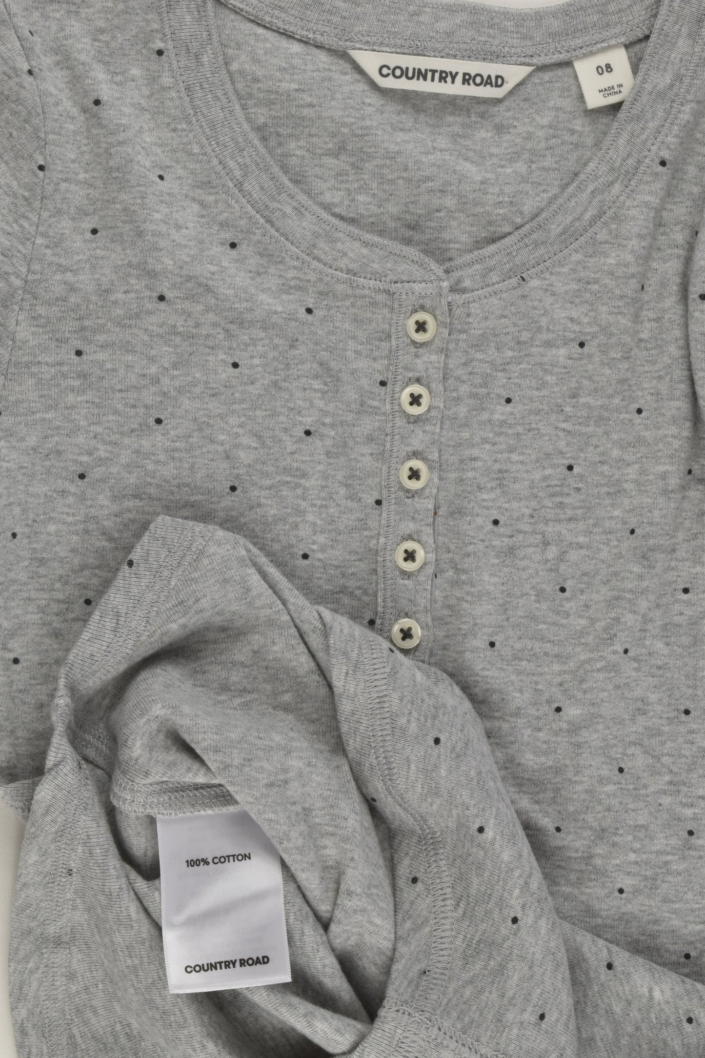 Country Road Size 8 Dots Top