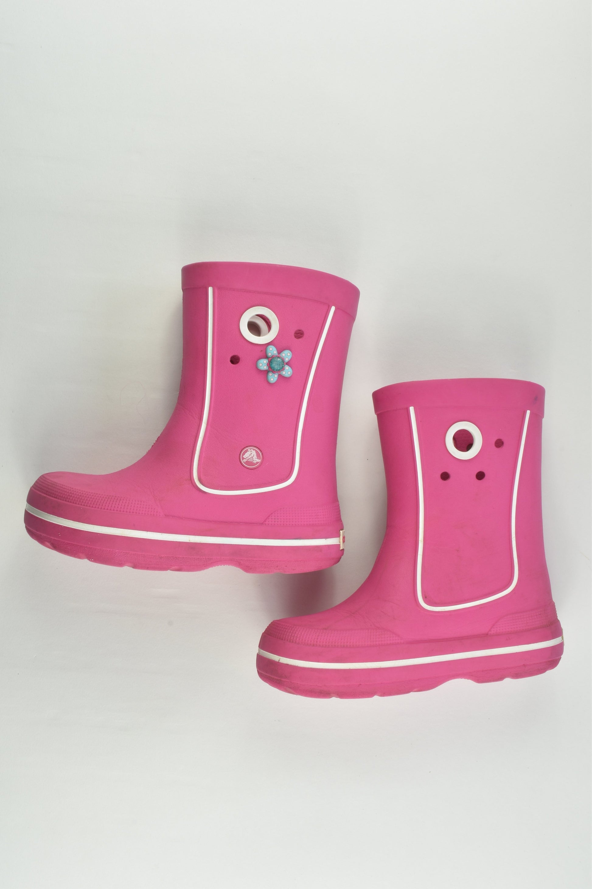 Crocs Size UK 1 Pink Gumboots