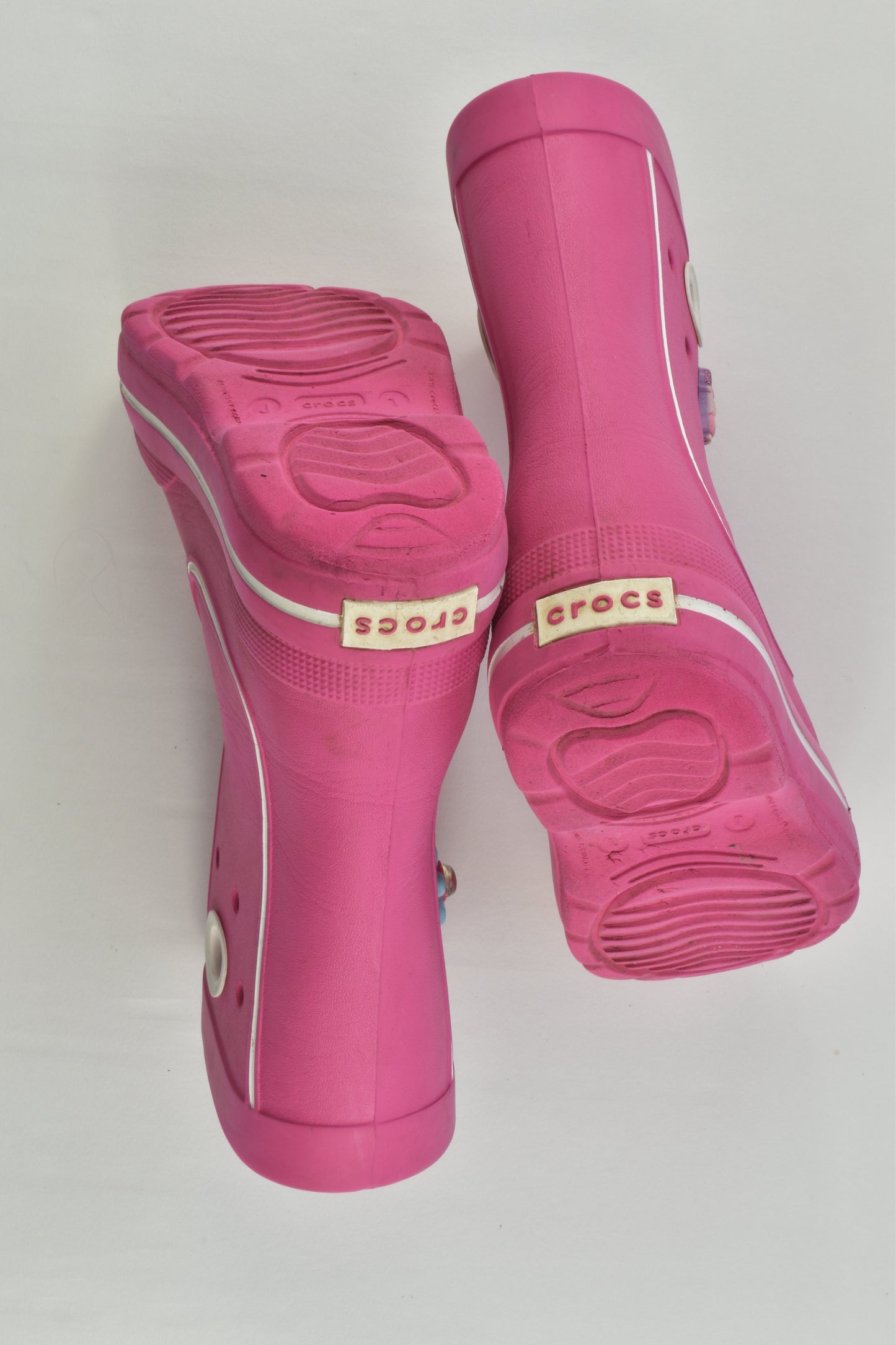 Crocs Size UK 1 Pink Gumboots