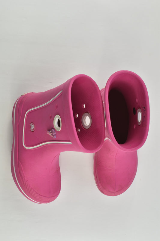 Crocs Size UK 1 Pink Gumboots