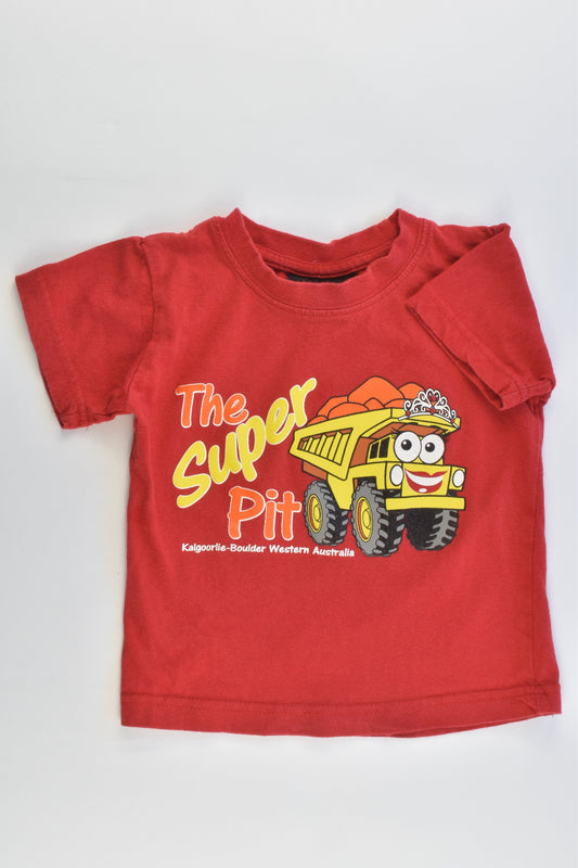 Darvic (Australia) Size 0 'The Super Pit' T-shirt