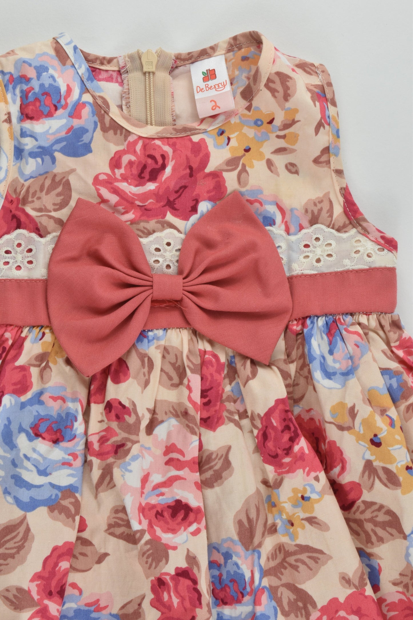 De Berry (Thailand) Size 2 Roses Dress