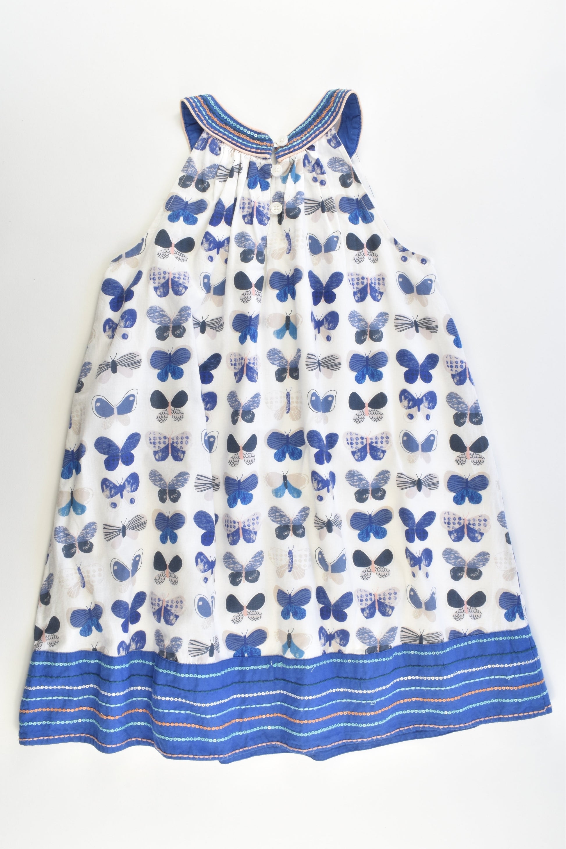 Debenhams Size 6 (116 cm) Lined Butterflies Dress