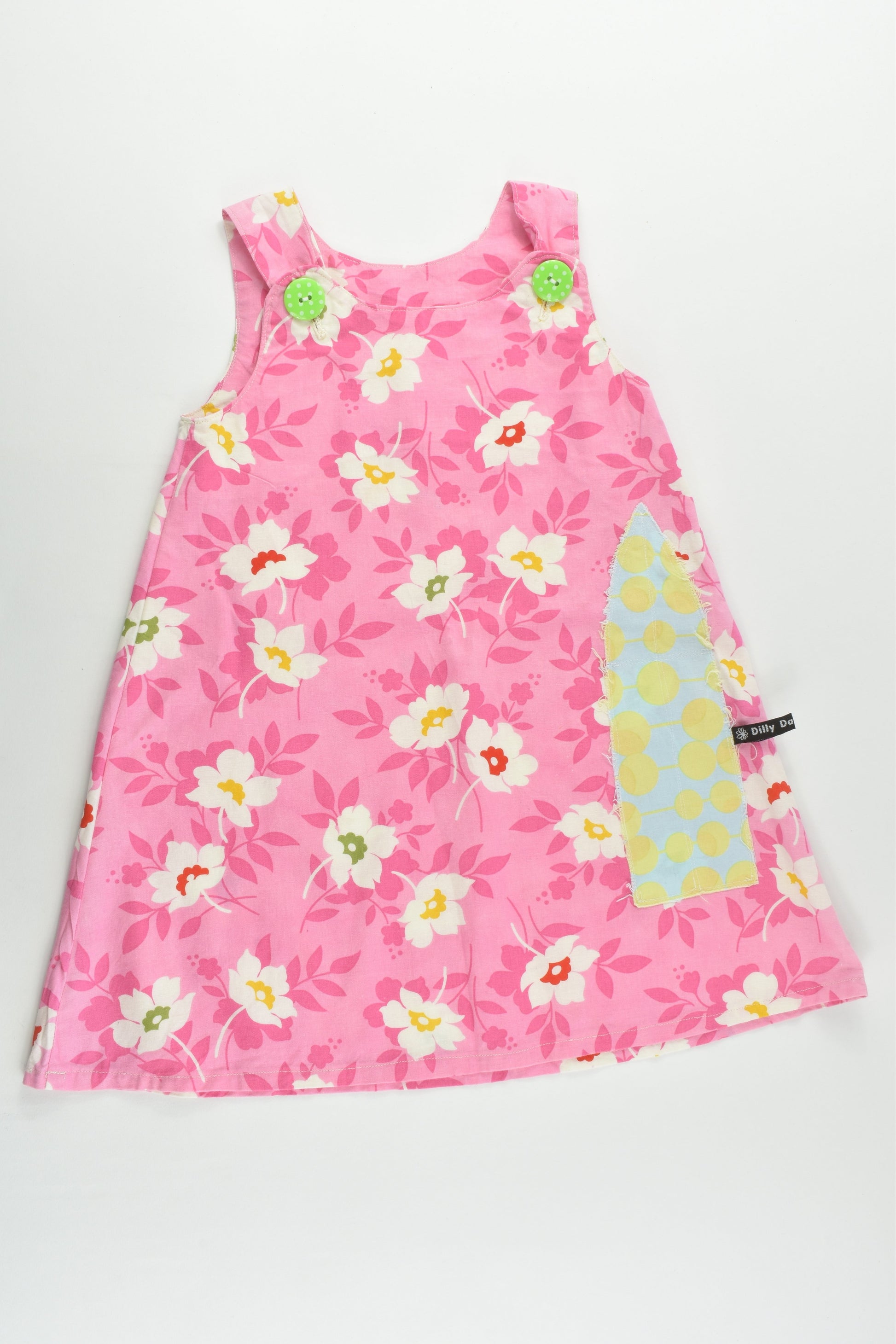 Dilly Dally Designs Size approx 2-3 Handmade Dress