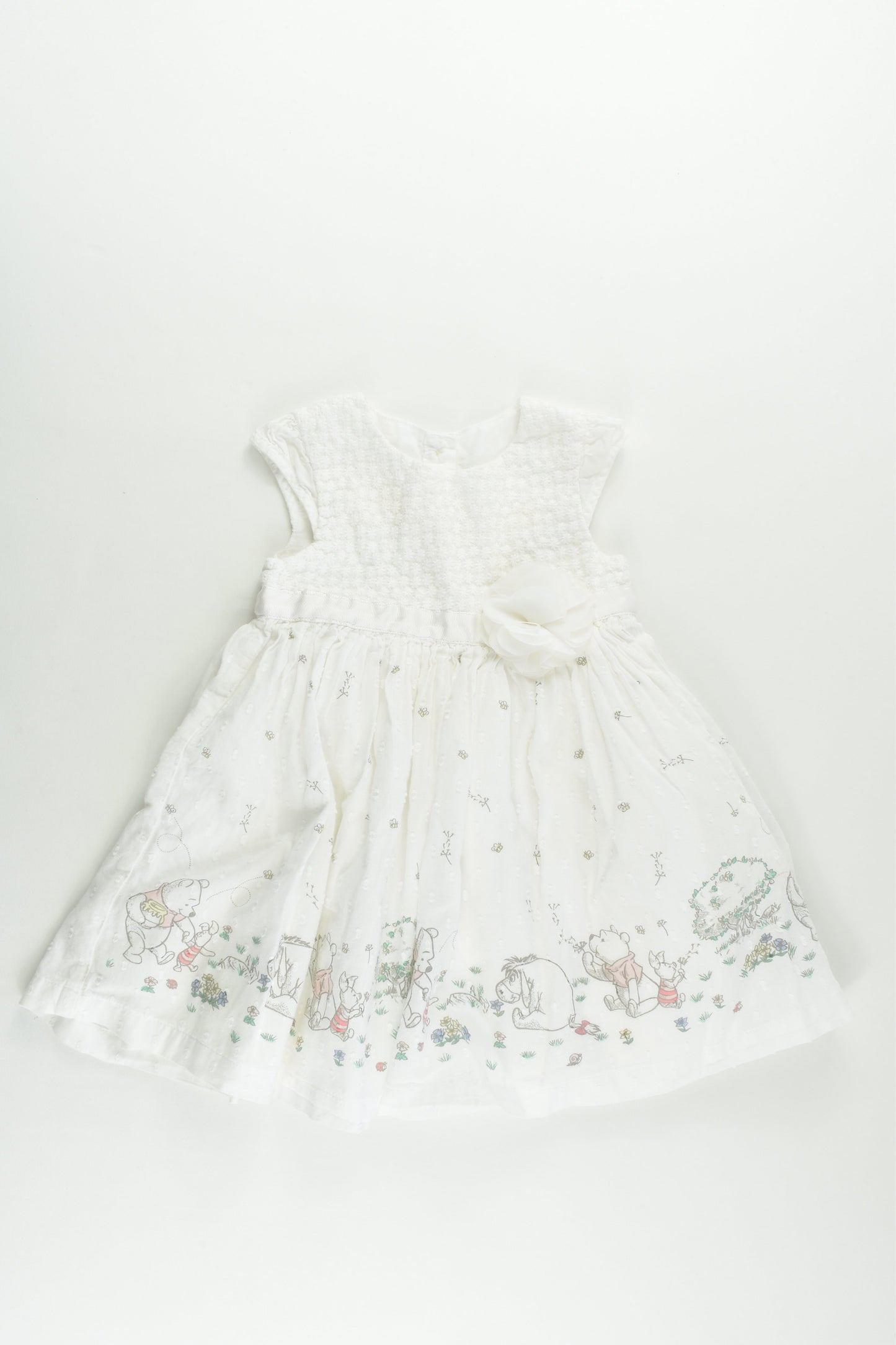 Disney Baby at George Size 0 (6-9 months, 68-74 cm) Winnie The Pooh Lined Dress