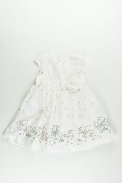 Disney Baby at George Size 0 (6-9 months, 68-74 cm) Winnie The Pooh Lined Dress