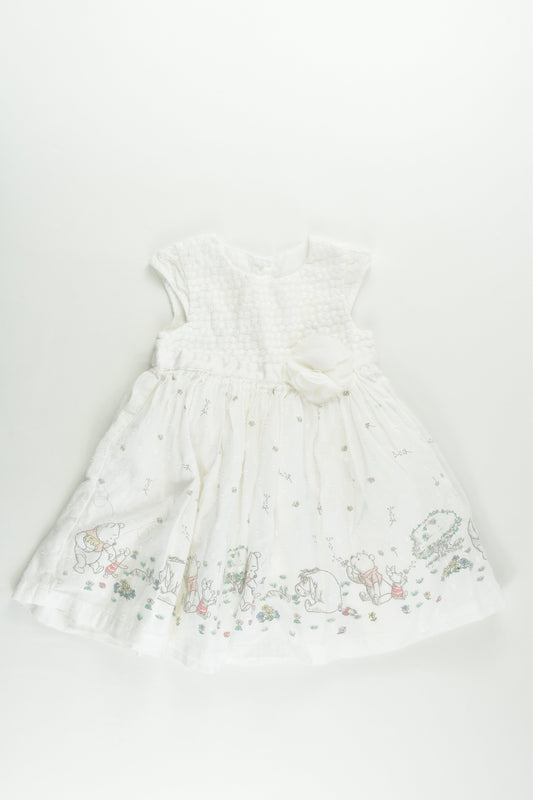 Disney Baby at George Size 0 (6-9 months, 68-74 cm) Winnie The Pooh Lined Dress