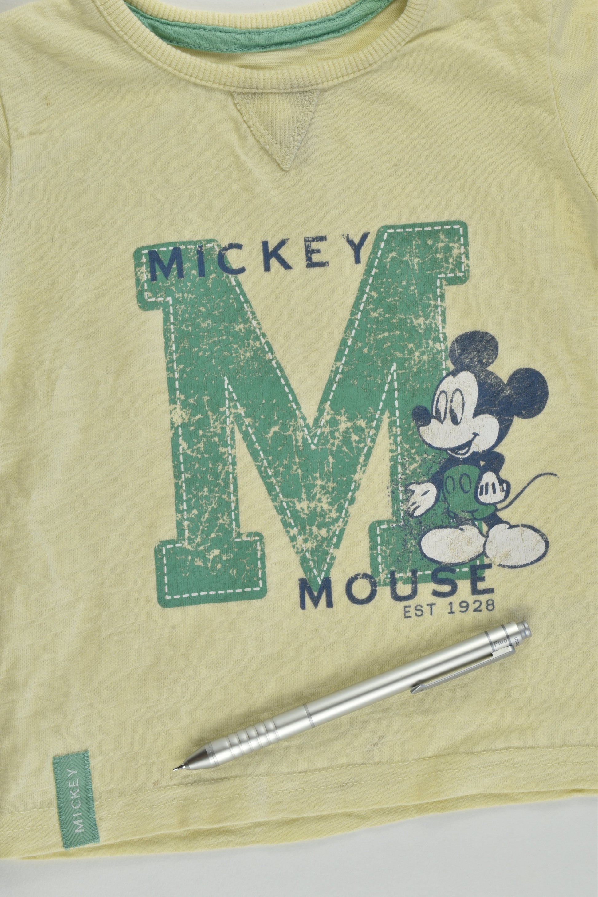 Disney Baby at George Size 0 (6-9 months) Mickey Mouse T-shirt