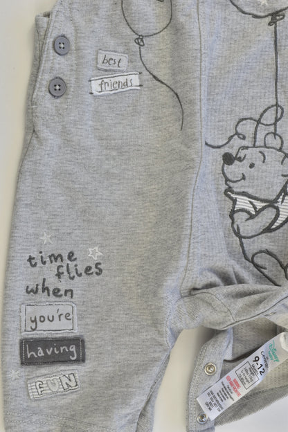 Disney Baby at George Size 0 (9-12 months, 74-80 cm) Winnie The Pooh Short Overalls