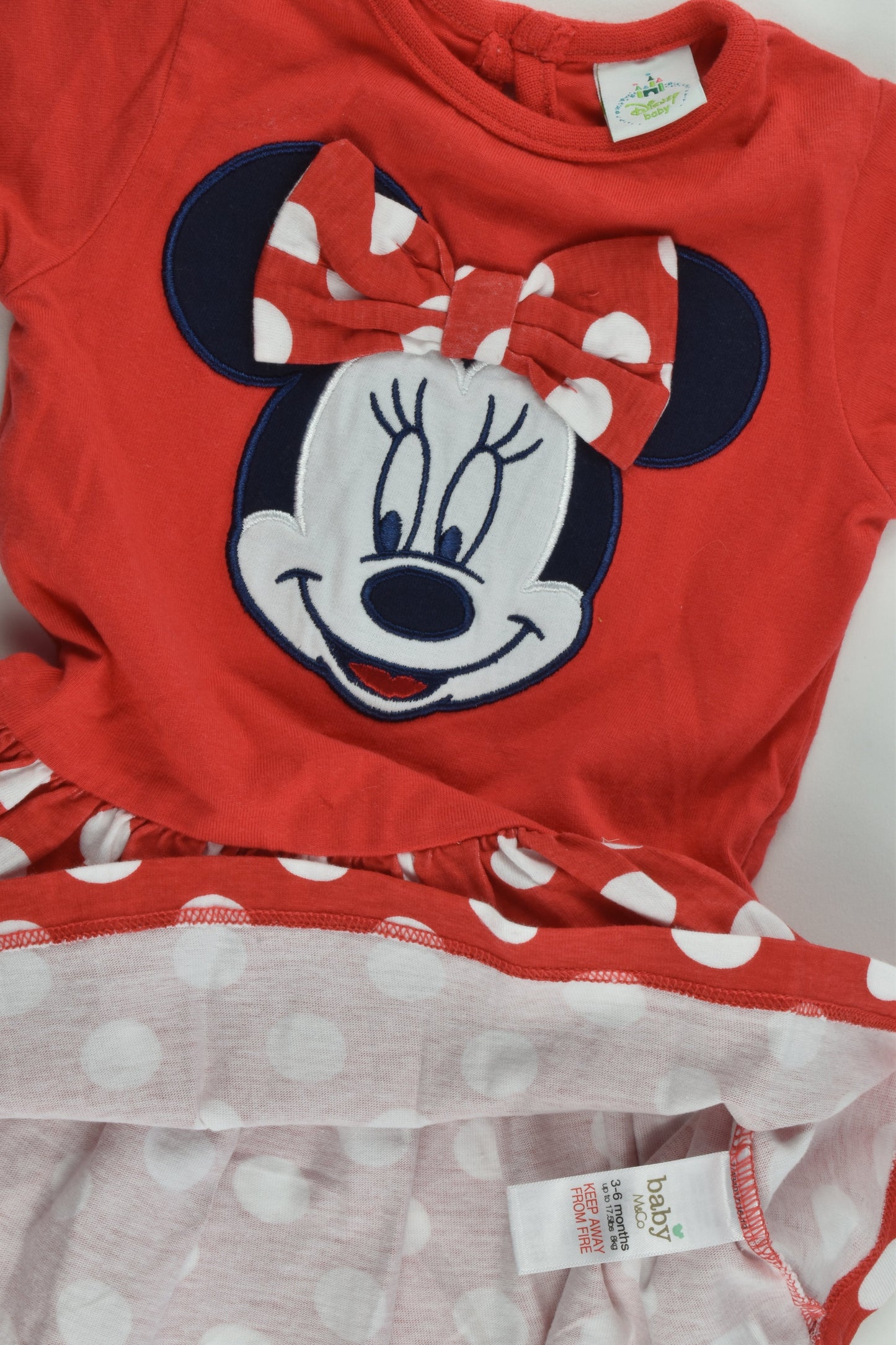 Disney Baby by M&Co Size 00 (3-6 months) Minnie Mouse Dress