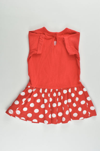 Disney Baby by M&Co Size 00 (3-6 months) Minnie Mouse Dress
