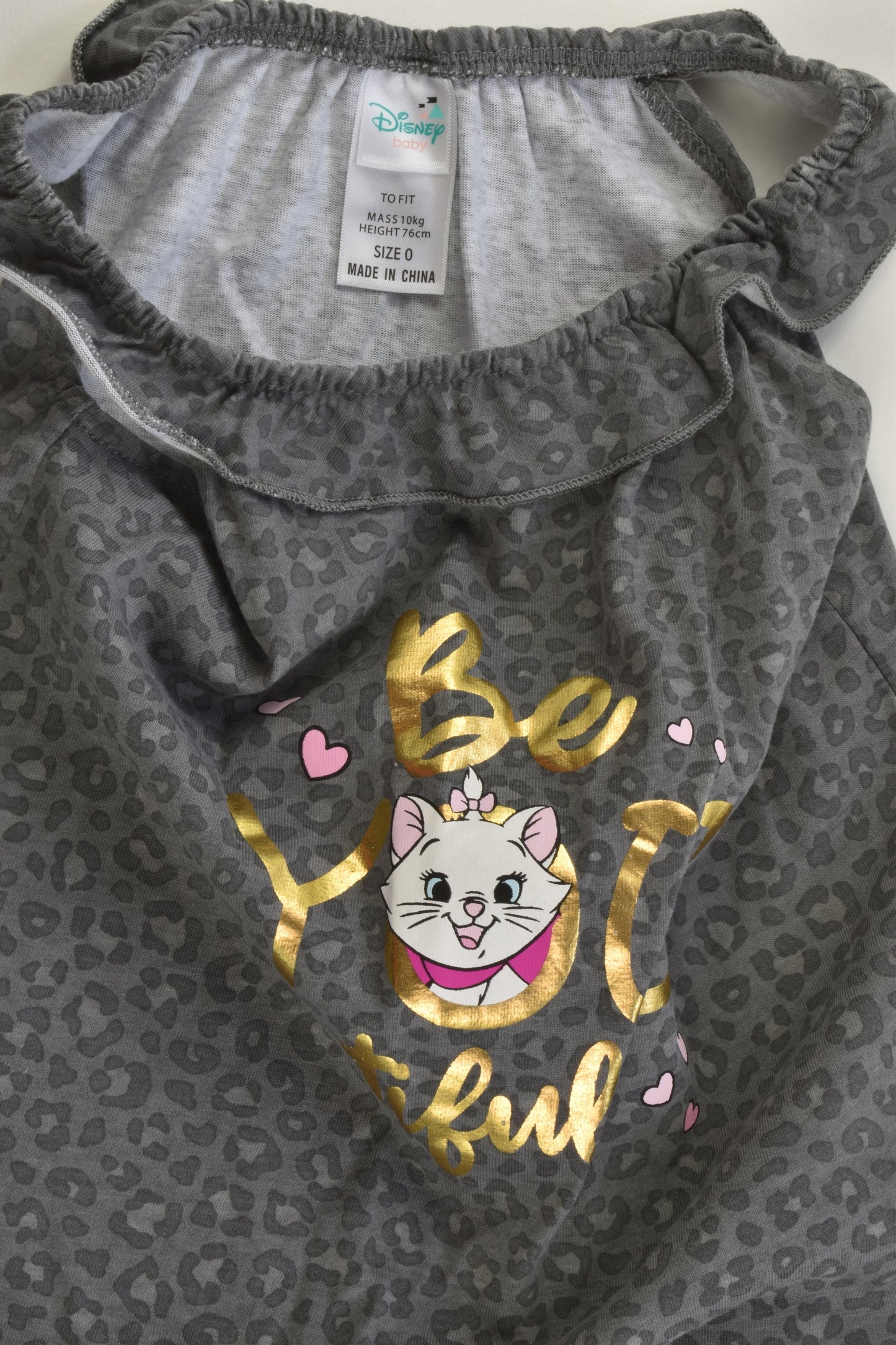 Disney Baby Size 0 Marie 'Be You Tiful' Playsuit