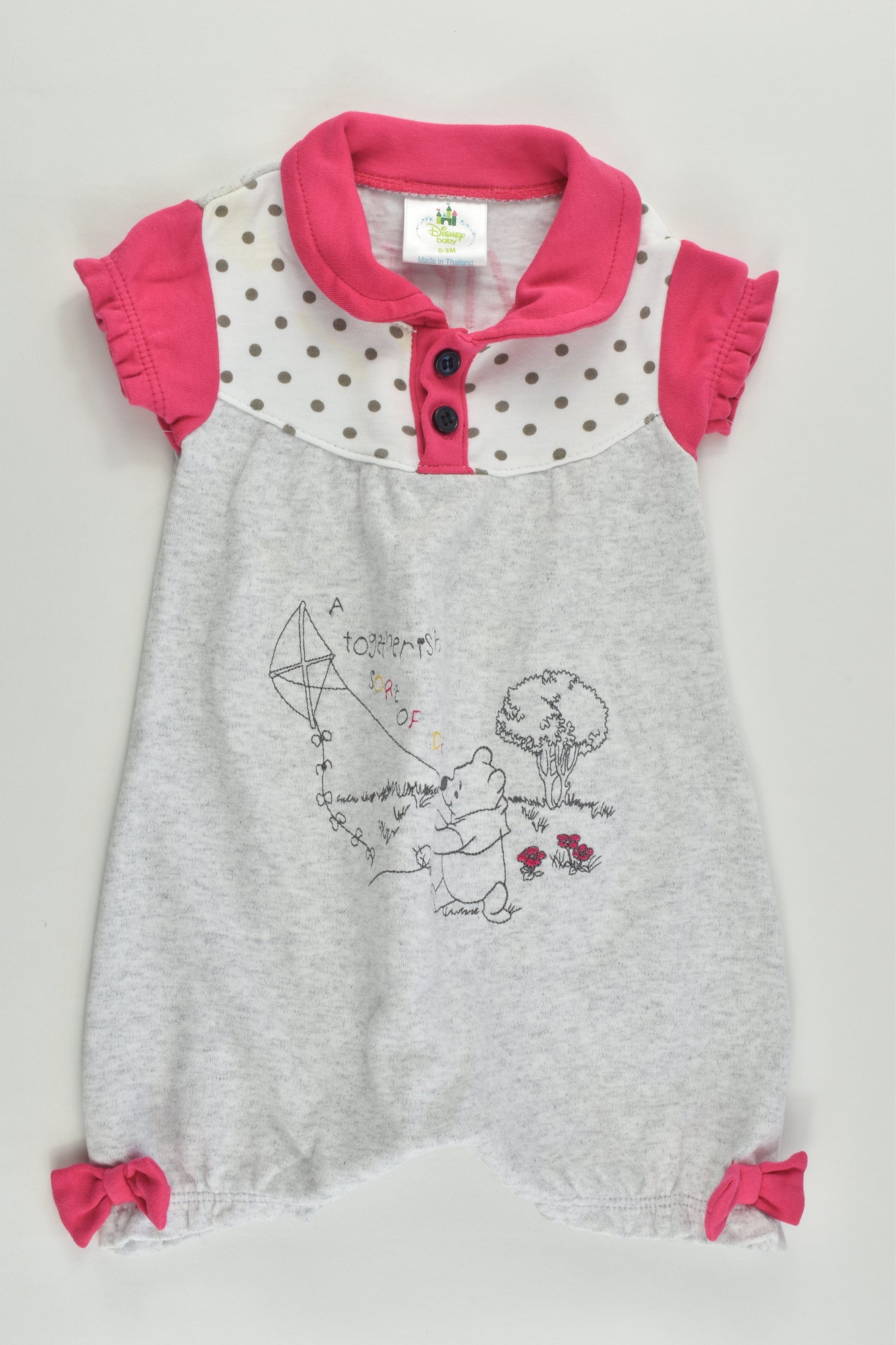 Disney Baby Size 000 (0-3 months) Winnie The Pooh Short Romper