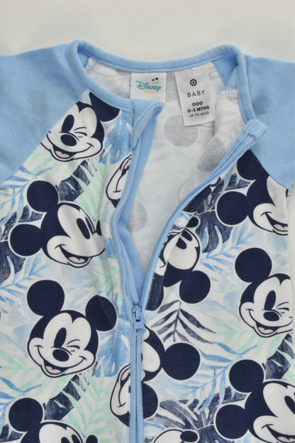 Disney Baby (Target) Size 000 (0-3 months) Mickey Mouse Short Romper