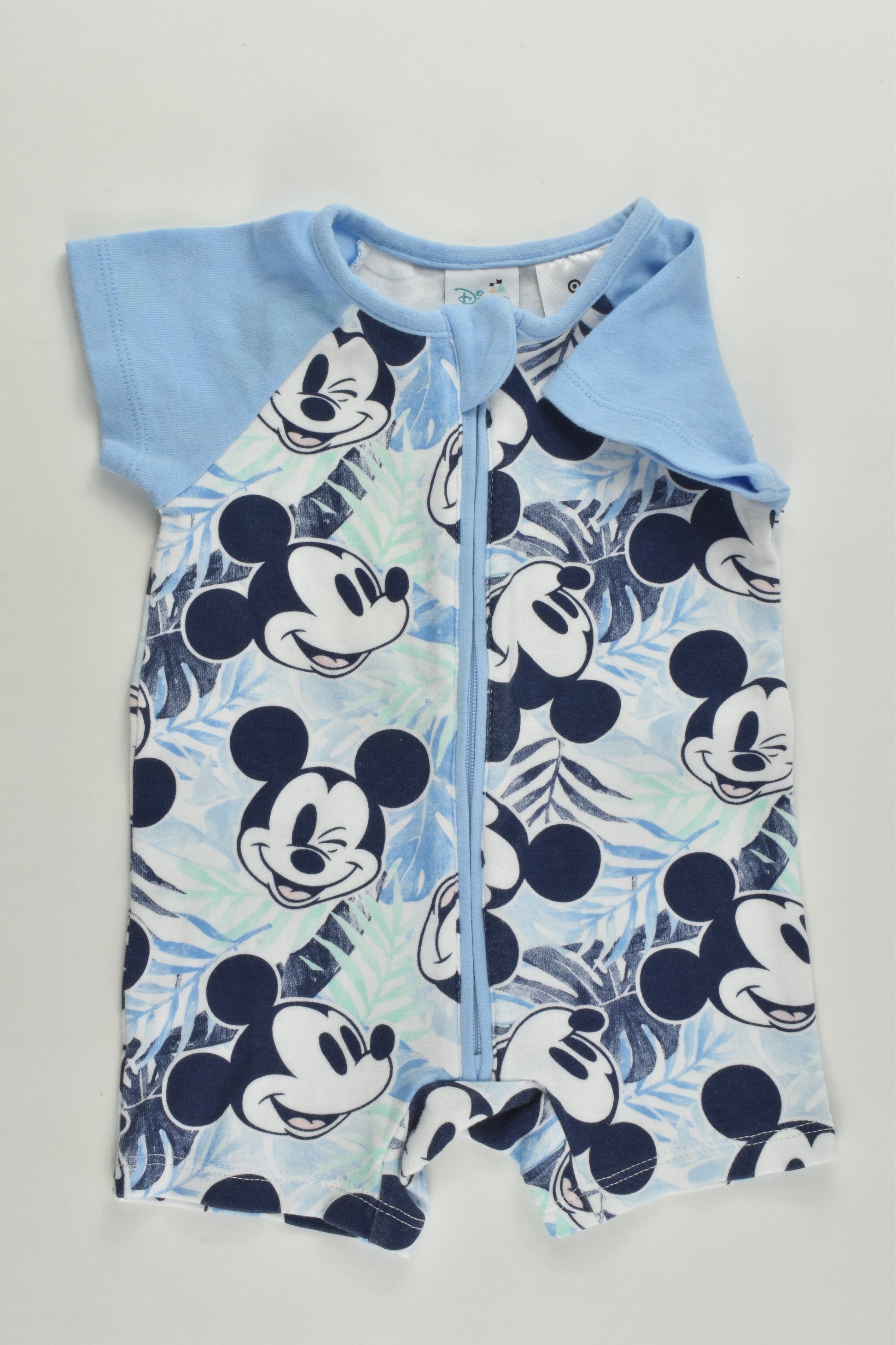 Disney Baby (Target) Size 000 (0-3 months) Mickey Mouse Short Romper