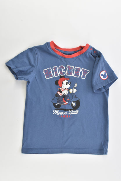 Disney Baby (Target) Size 2 (18-24 months) Mickey Mouse T-Shirt