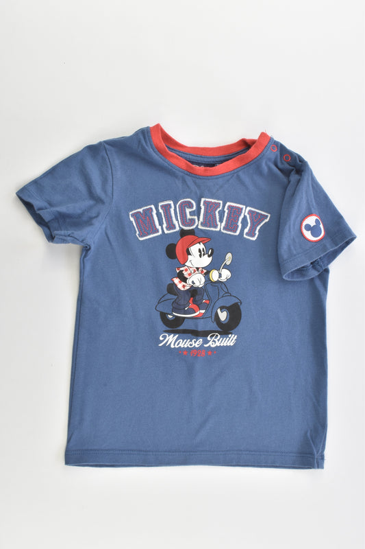 Disney Baby (Target) Size 2 (18-24 months) Mickey Mouse T-Shirt