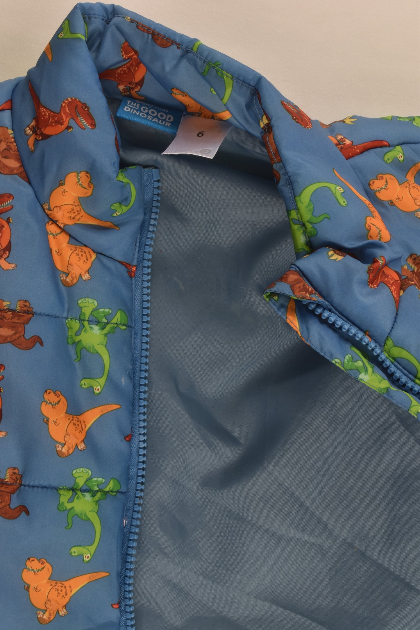 Disney Pixar Size 6 The Good Dinosaur Puffer Vest