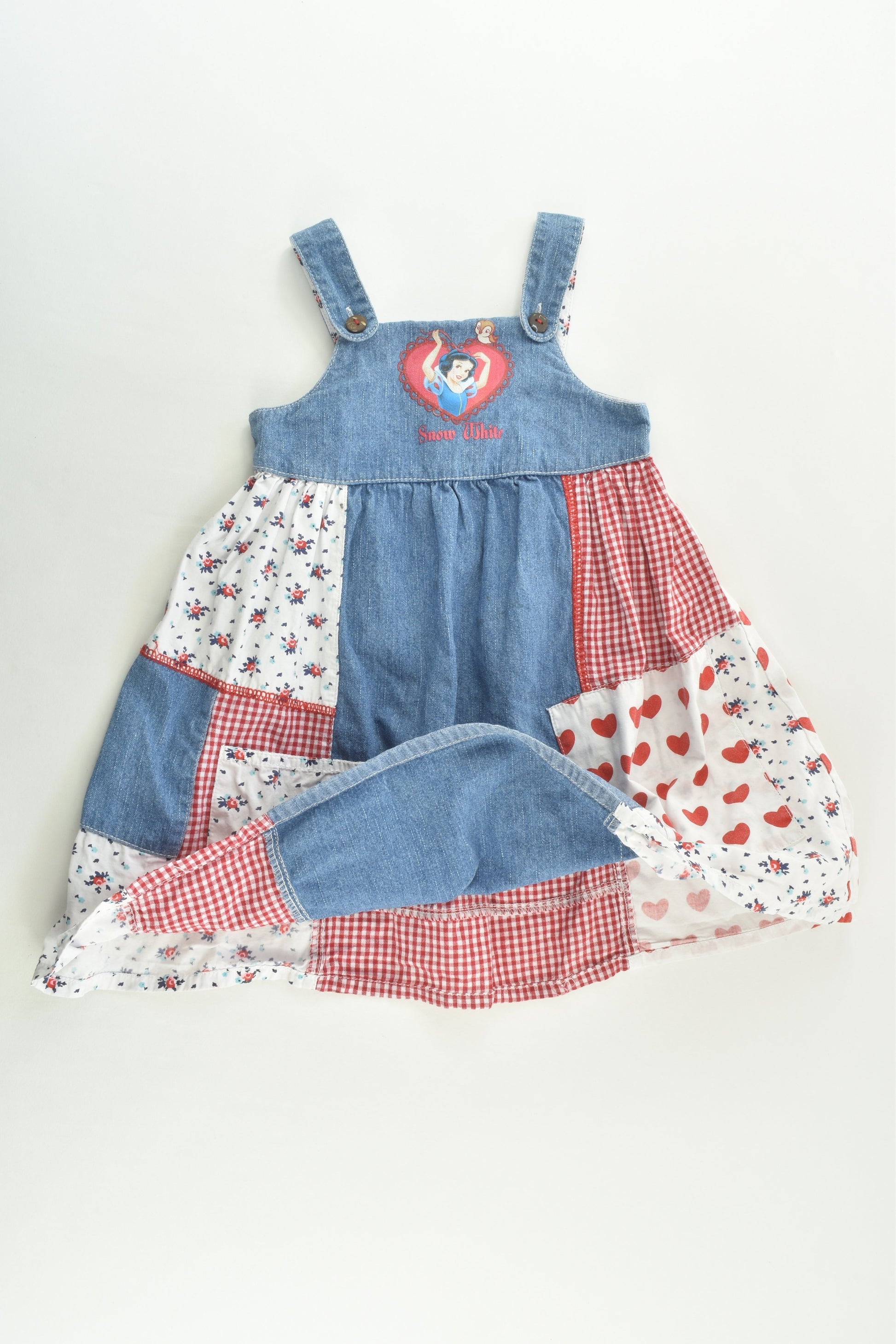 Disney Size 2-3 Snow White Patchwork Dress
