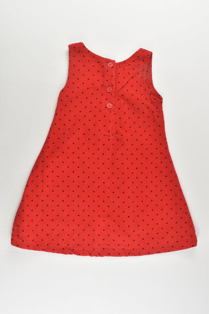 Disney Size 3 Minnie Mouse Stretchy Cord Dress