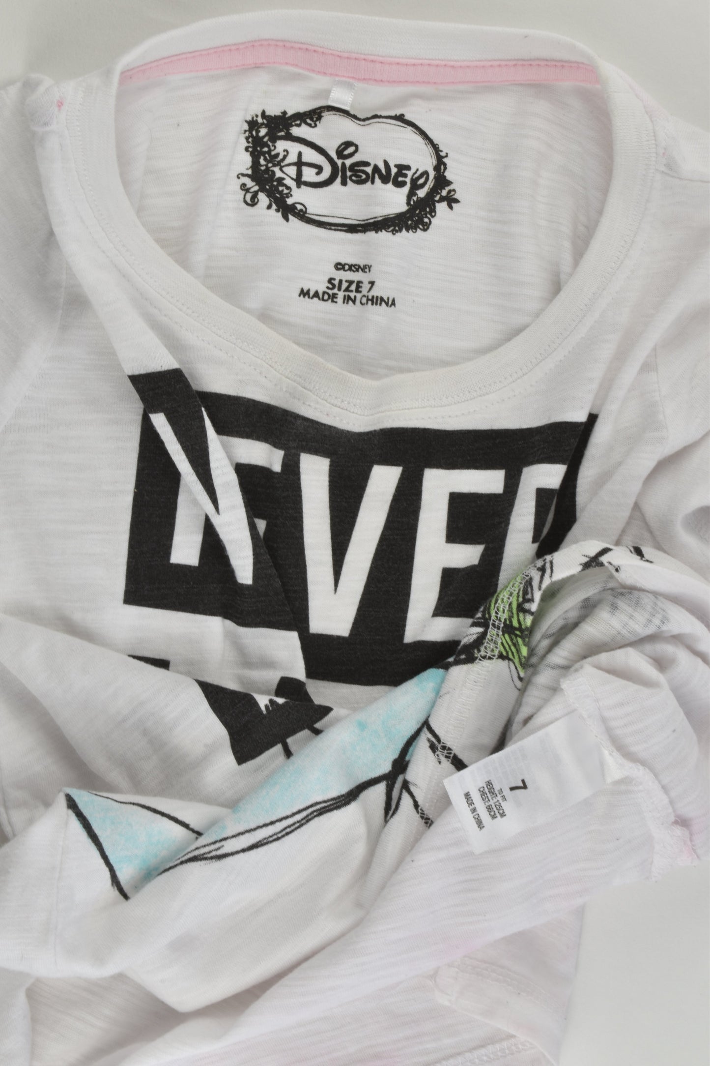 Disney Size 7 Tinker Bell 'Neverland' T-shirt
