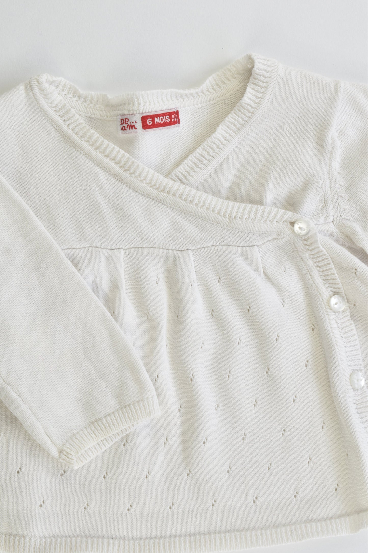 Du Pareil au Même (France) Size 00-0 (6 months, 67 cm) Knitted Cardigan