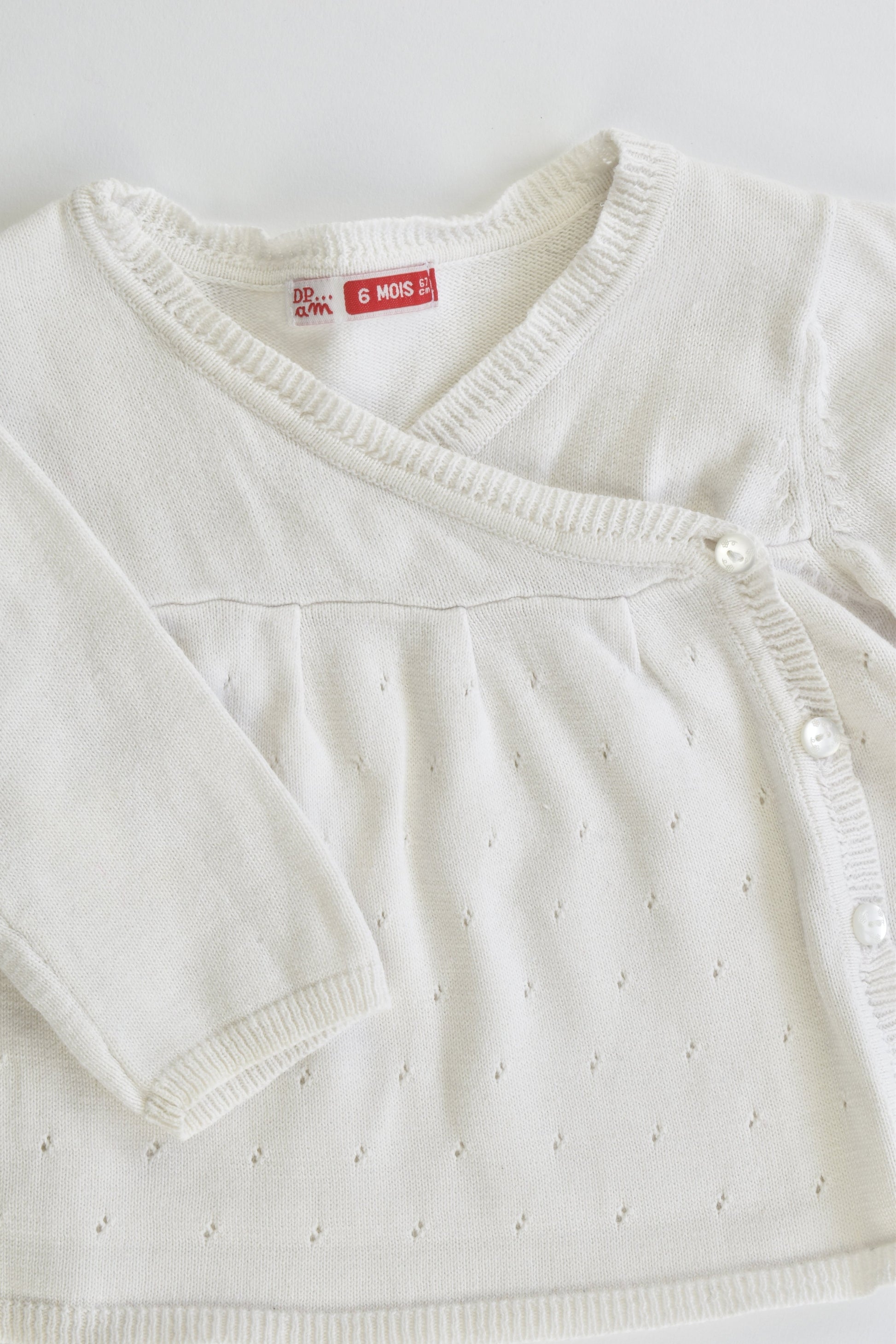 Du Pareil au Même (France) Size 00-0 (6 months, 67 cm) Knitted Cardigan