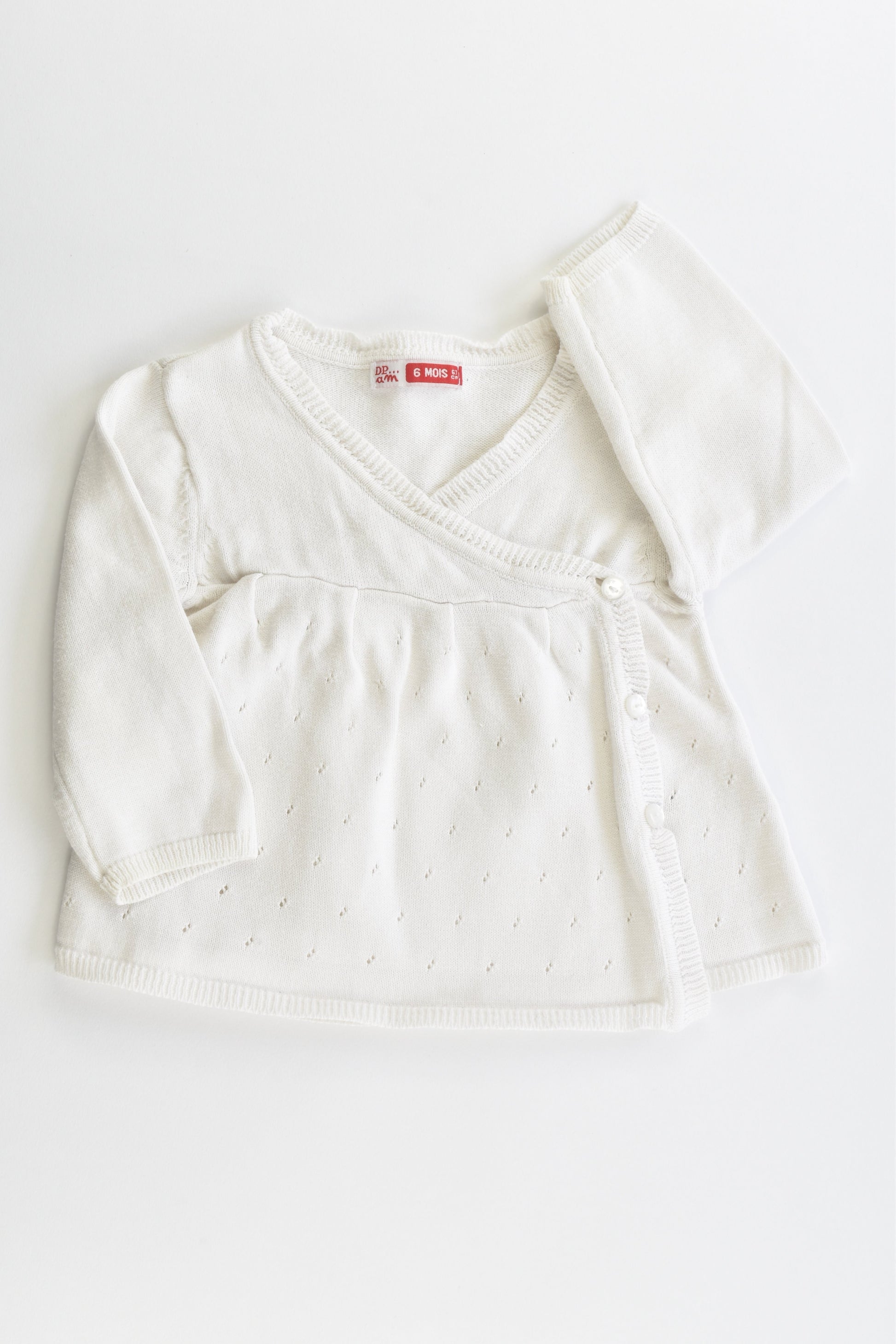 Du Pareil au Même (France) Size 00-0 (6 months, 67 cm) Knitted Cardigan