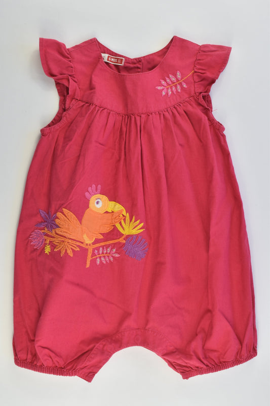 Du Pareil au Même (France) Size 00 (6 months, 67 cm) Bird Playsuit