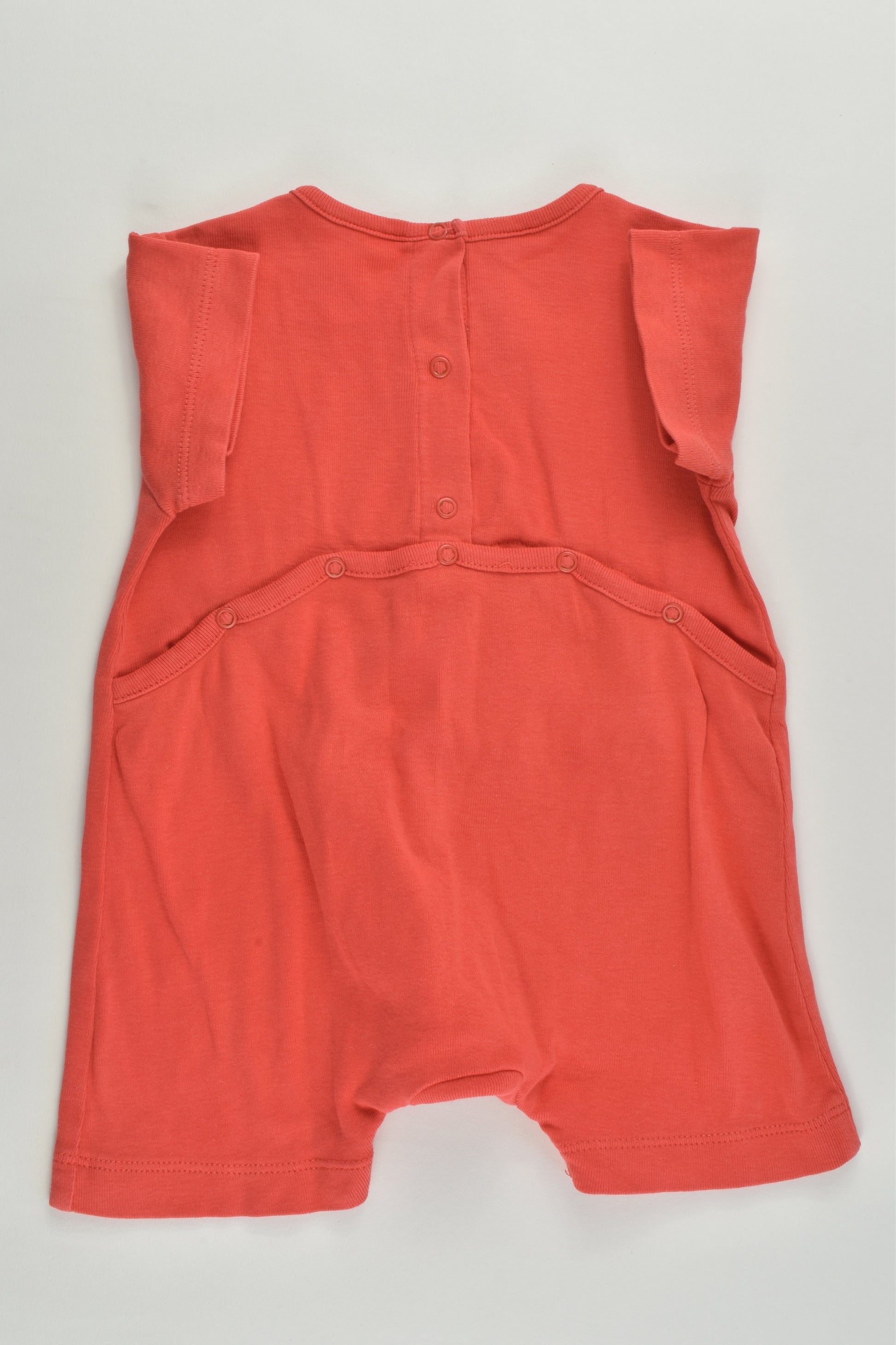 Du Pareil Au Même (France) Size 00 (6 months, 67 cm) 'Super Cat' Short Romper