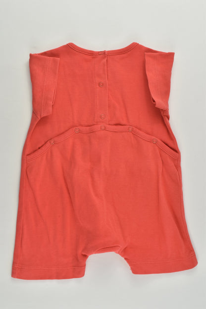 Du Pareil Au Même (France) Size 00 (6 months, 67 cm) 'Super Cat' Short Romper