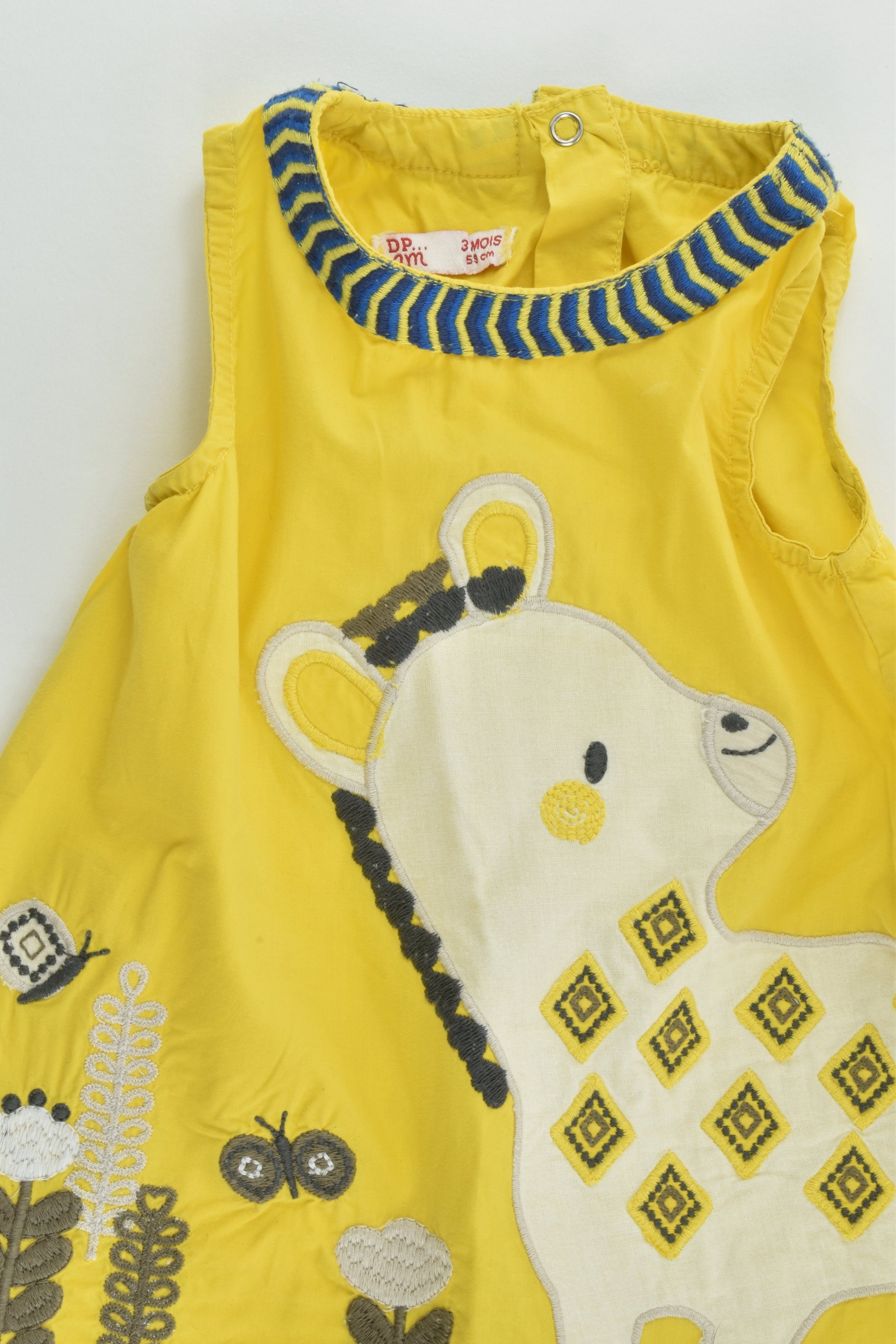 Du Pareil au Même (France) Size 000-00 (3 months, 59 cm) Llama Dress