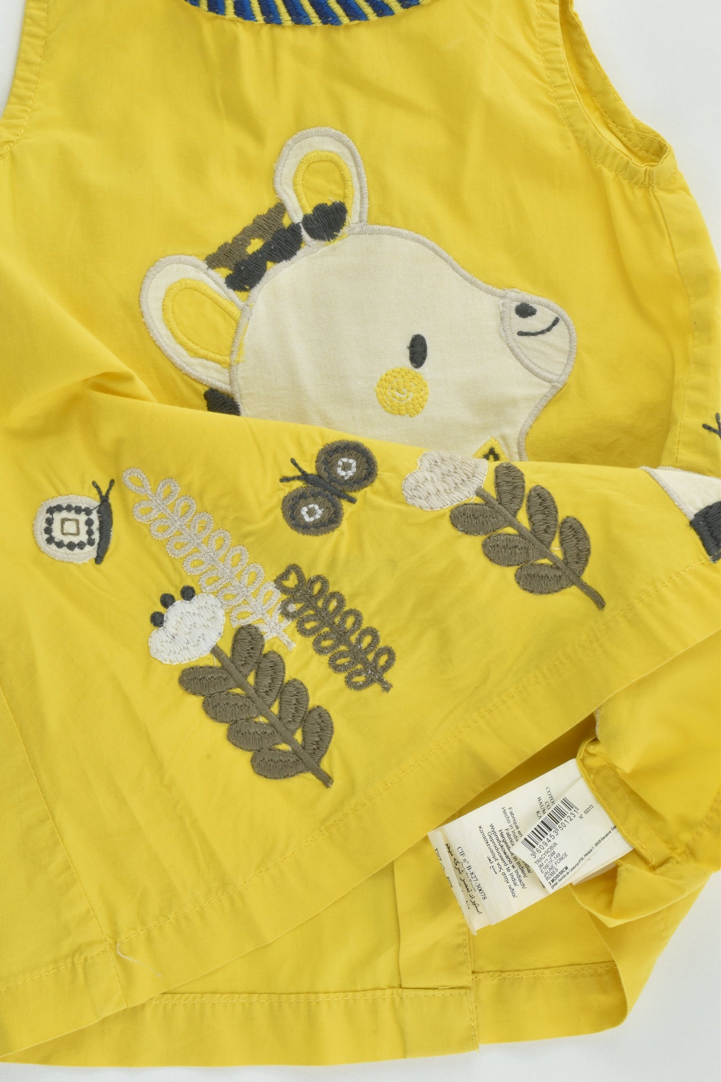 Du Pareil au Même (France) Size 000-00 (3 months, 59 cm) Llama Dress