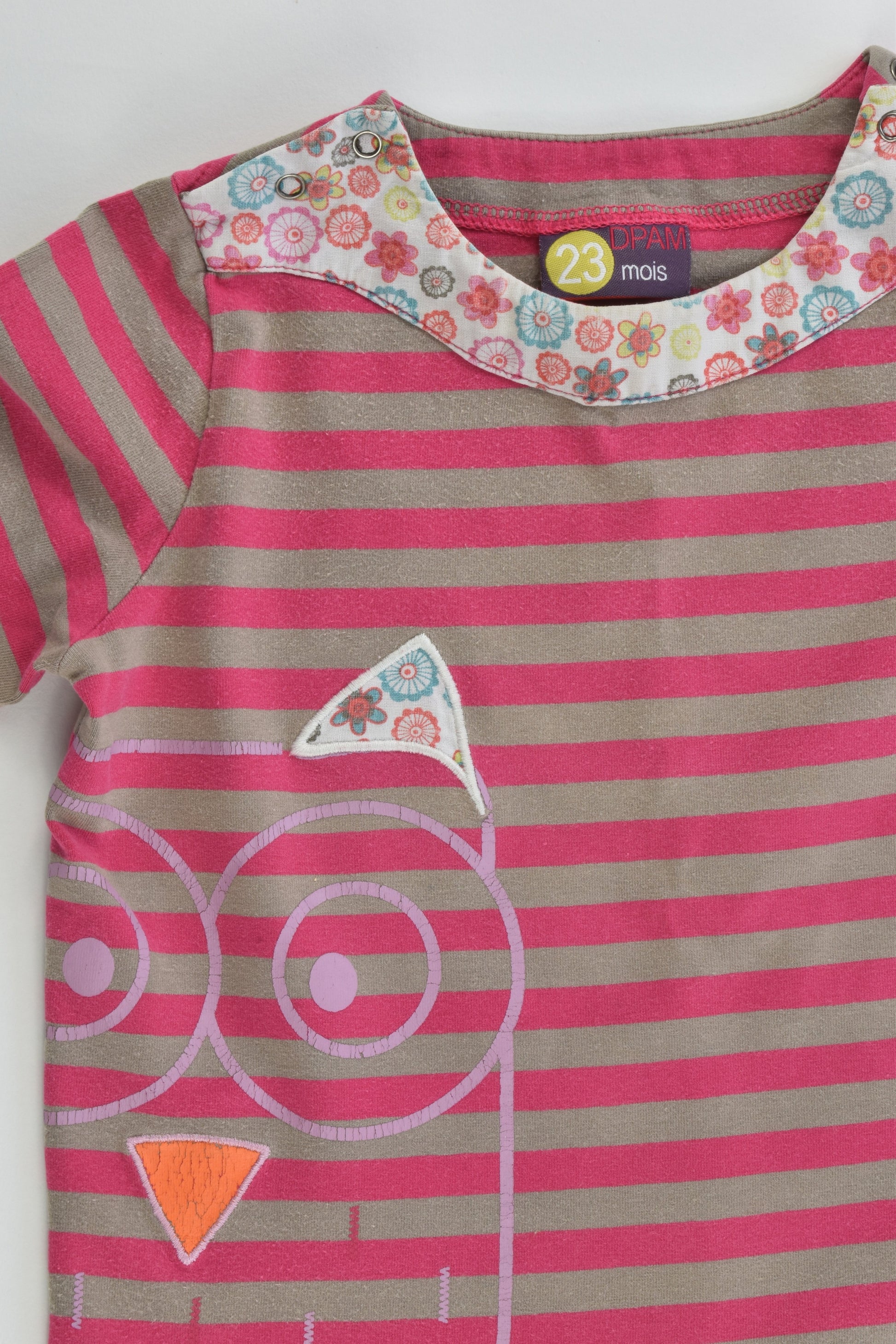 Du Pareil au Même (France) Size 1-2 (23 months) Owl Top