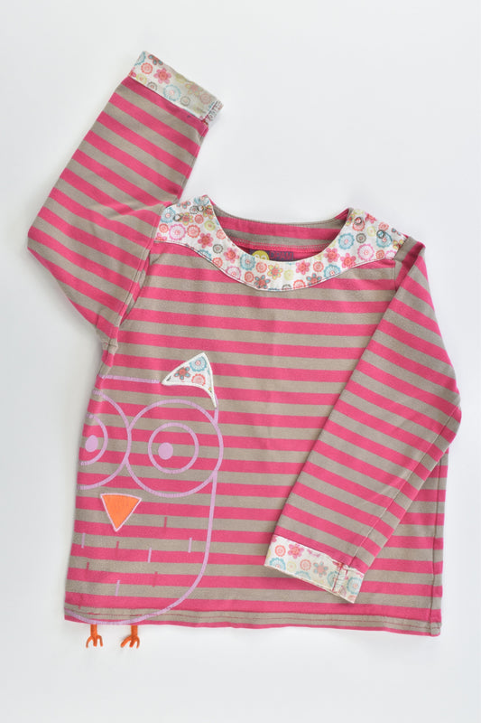 Du Pareil au Même (France) Size 1-2 (23 months) Owl Top