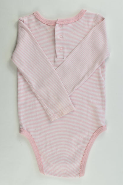 Du Pareil Au Même (France) Size 24 months (86 cm, 1) Tiger with Flowers Bodysuit