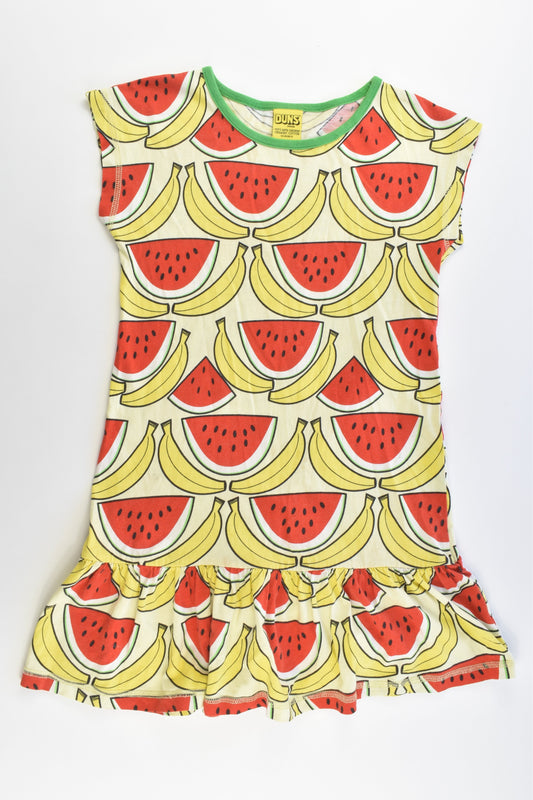 Duns Sweden Size 122/128 cm (7-8) Watermelons and Bananas Dress