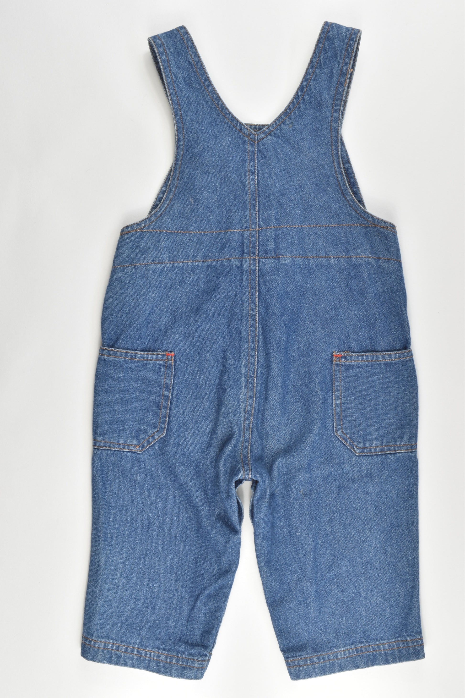 Dymples Size 0 Vintage Soft Denim Overalls with Bee Details