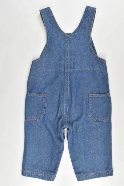 Dymples Size 0 Vintage Soft Denim Overalls with Bee Details