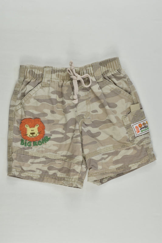Dymples Size 000 Camouflage 'Wild Jungle Adventure' Shorts
