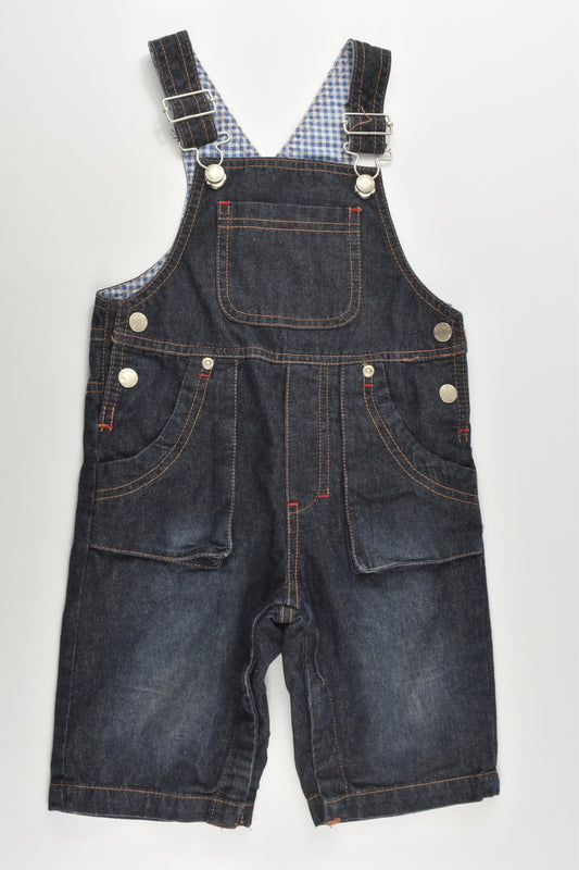 Dymples Size 1 (18 months, 84 cm) Short Denim Overalls