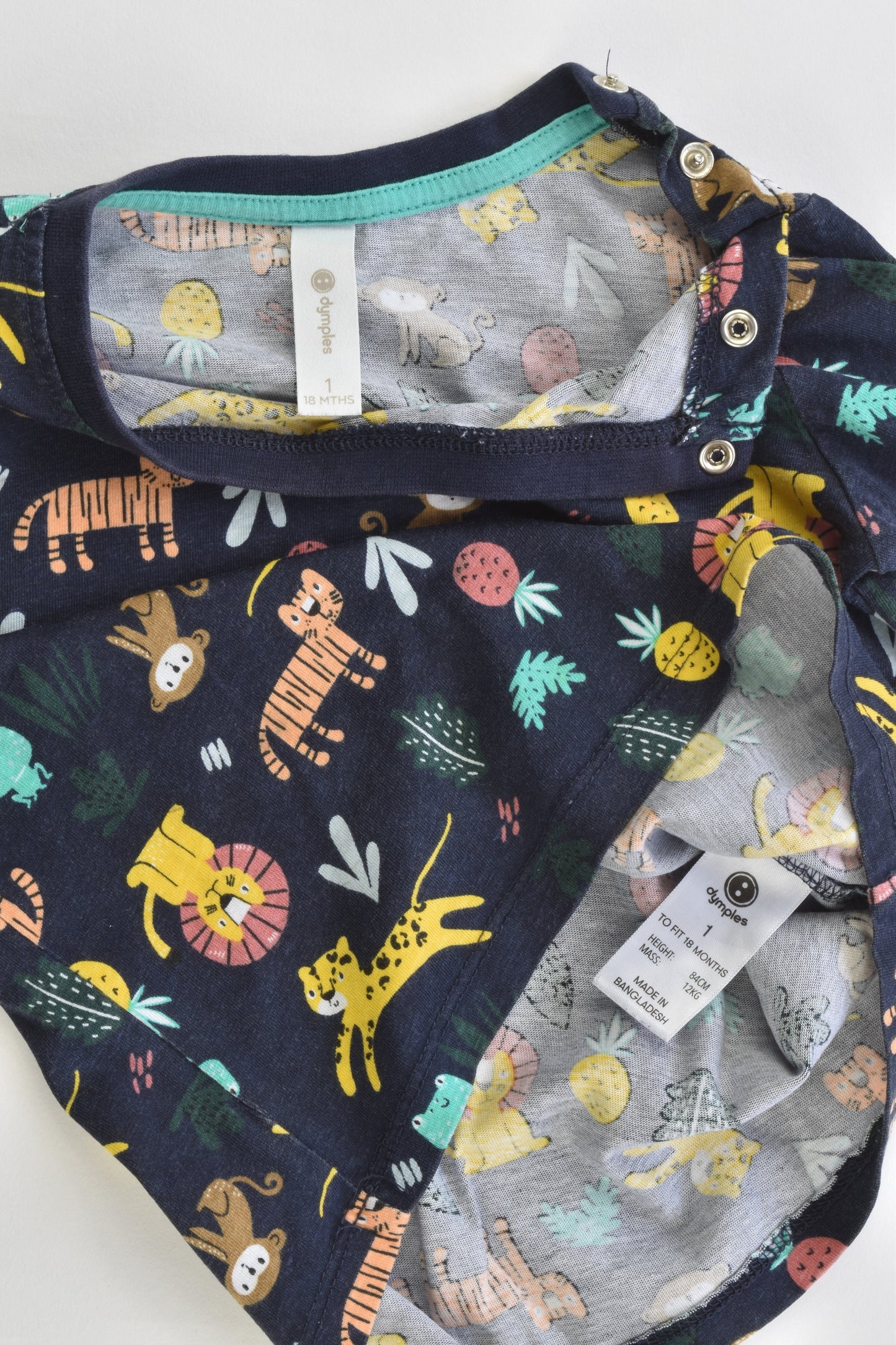 Dymples Size 1 Animals T-shirt and Leggings
