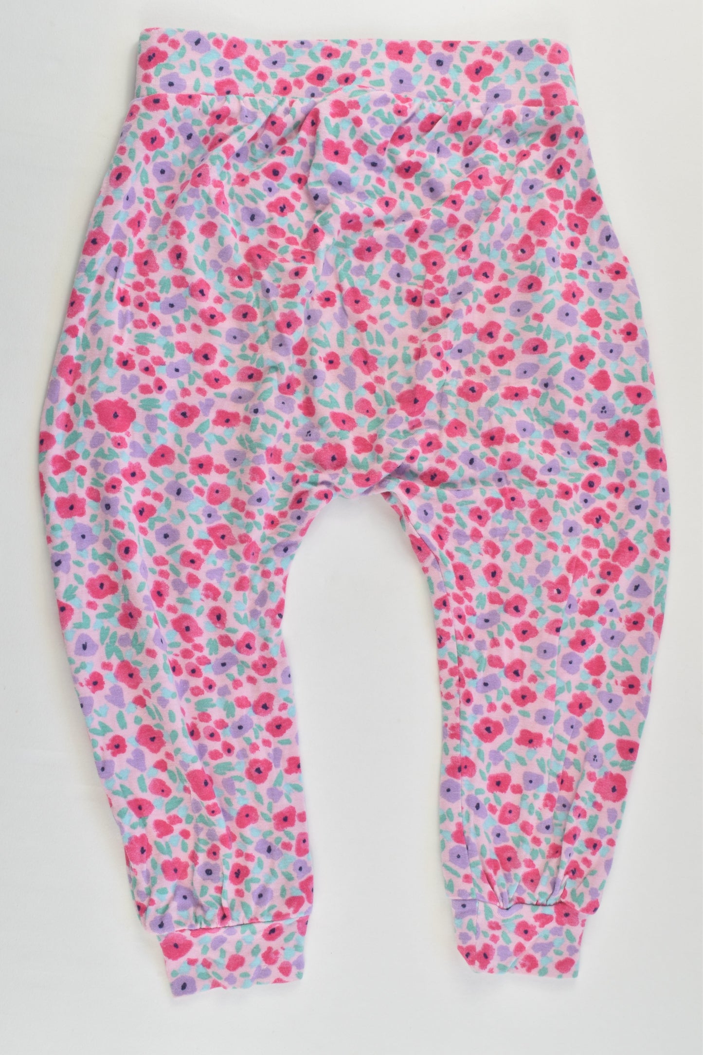 Dymples Size 1 Floral Lightweight Baggy Pants