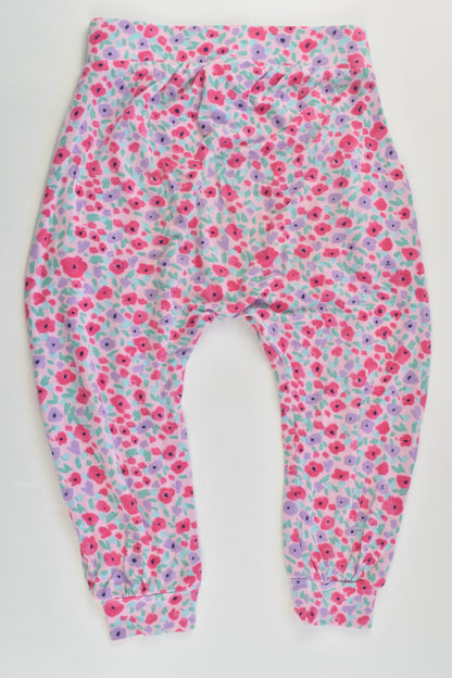 Dymples Size 1 Floral Lightweight Baggy Pants
